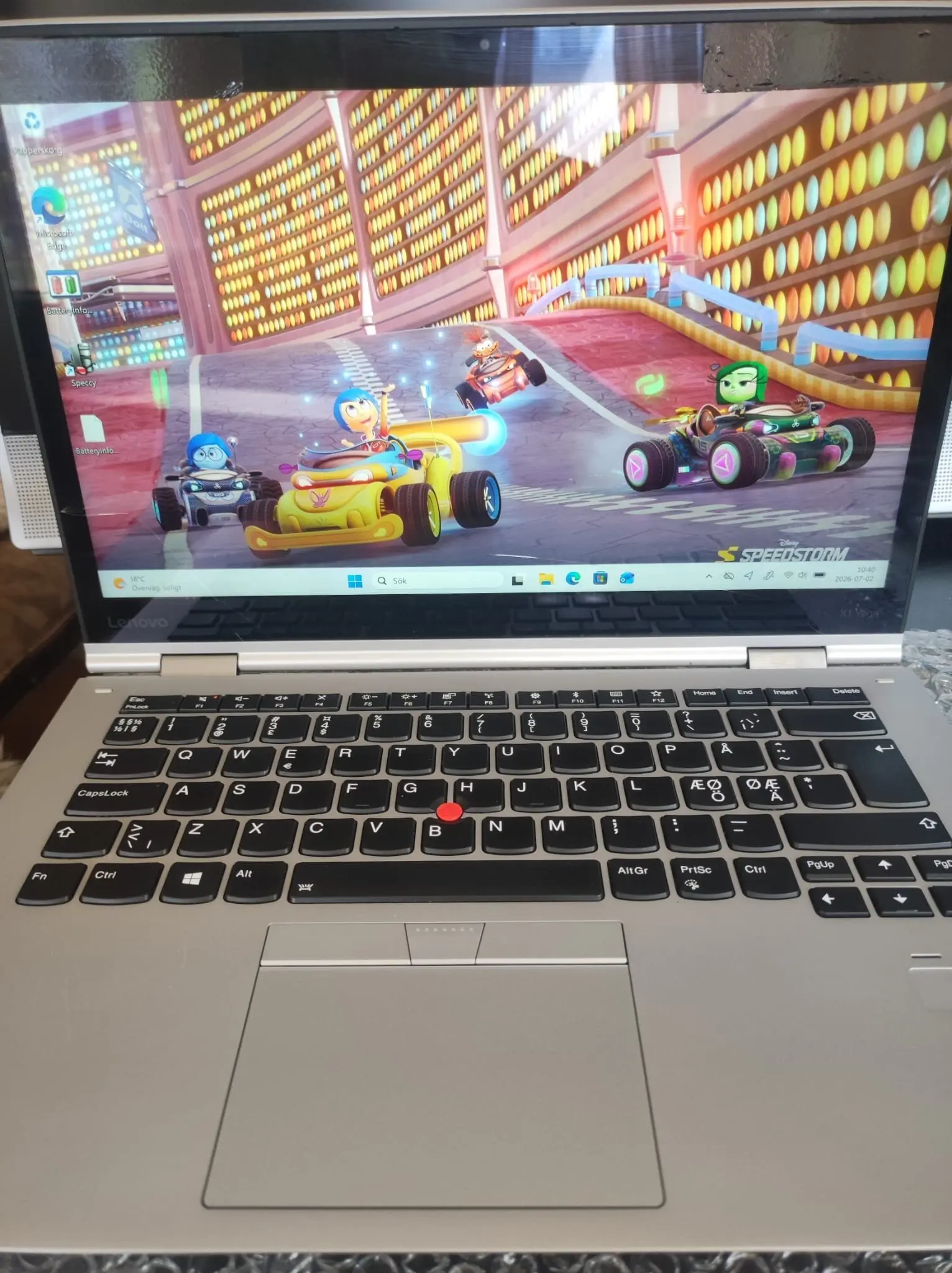 Dell Lenovo ThinkPad X1 Yoga 2nd Gen | 16GB Inbyggt Minne | i7-7600U vPRO | Läs