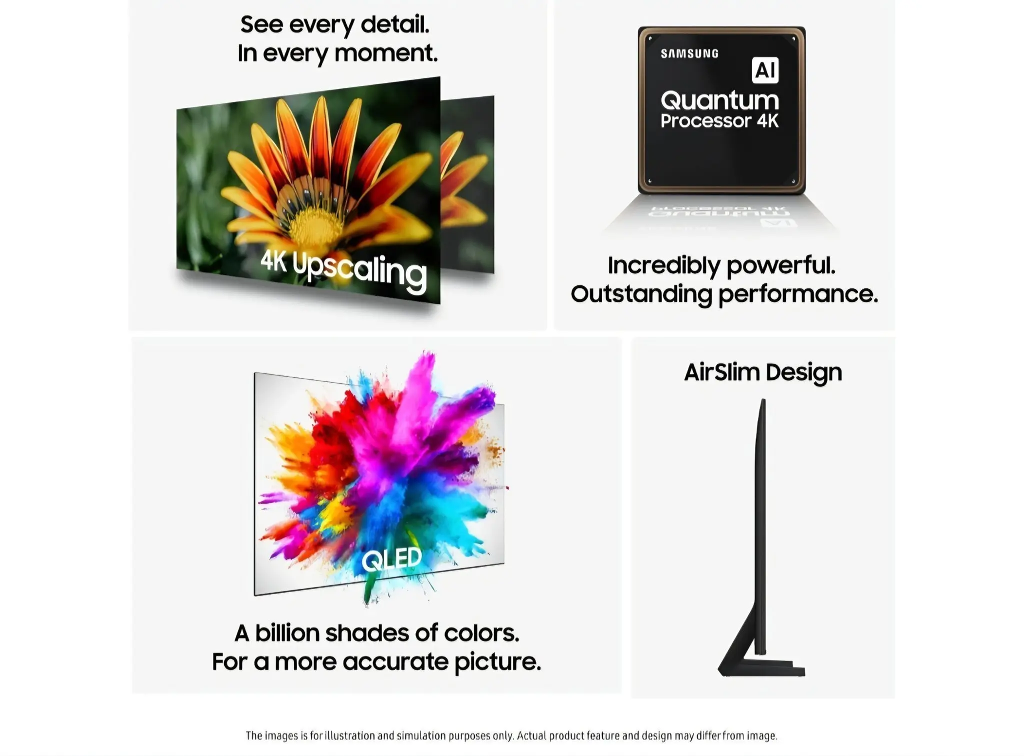 Samsung helt ny Samsung 55” Q8F 4K QLED Smart Tv oöppnad förpackning