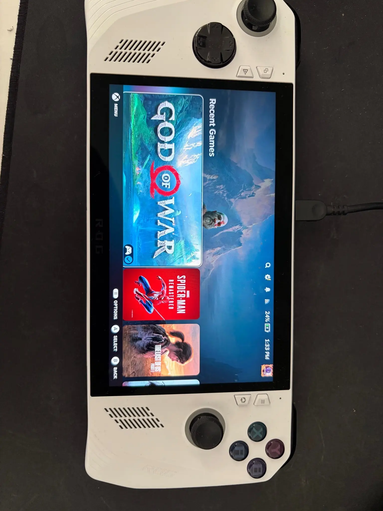 ASUS ROG Ally Z1 extreme- Handheld + tillbehör