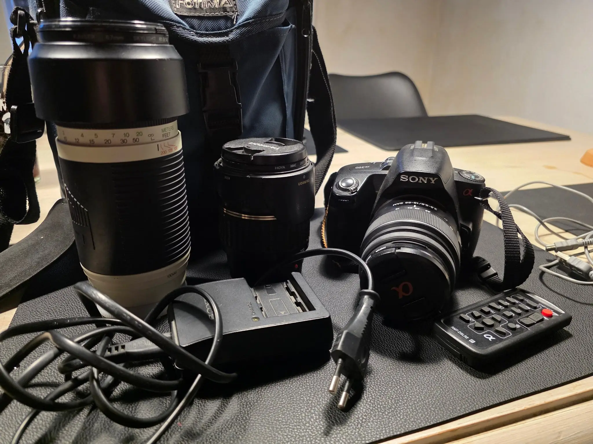 Sony Alpha Camera + 3 Lenses & Accessories