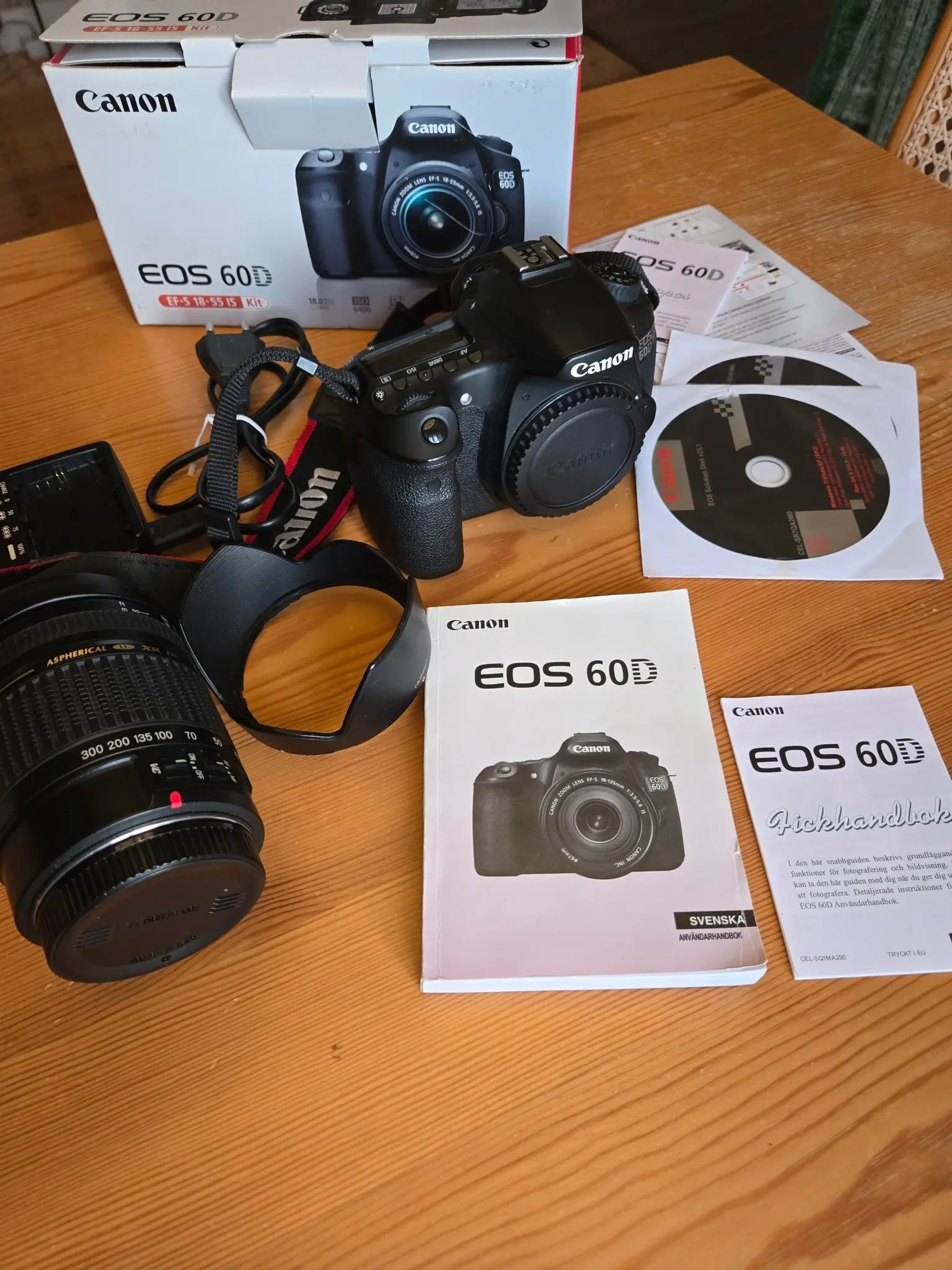 Canon eos 60d med Tamron AF 28-300 VC Macro objektiv 5430 exponeringar.